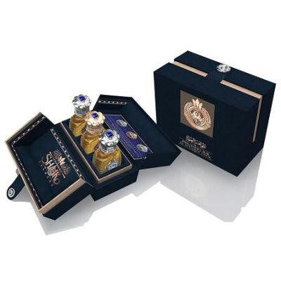 В подарочный набор для мужчин Shaik входят три флакона по 30 мл с ароматами Shaik № 70, Shaik № 77 и Shaik Gold Edition.
