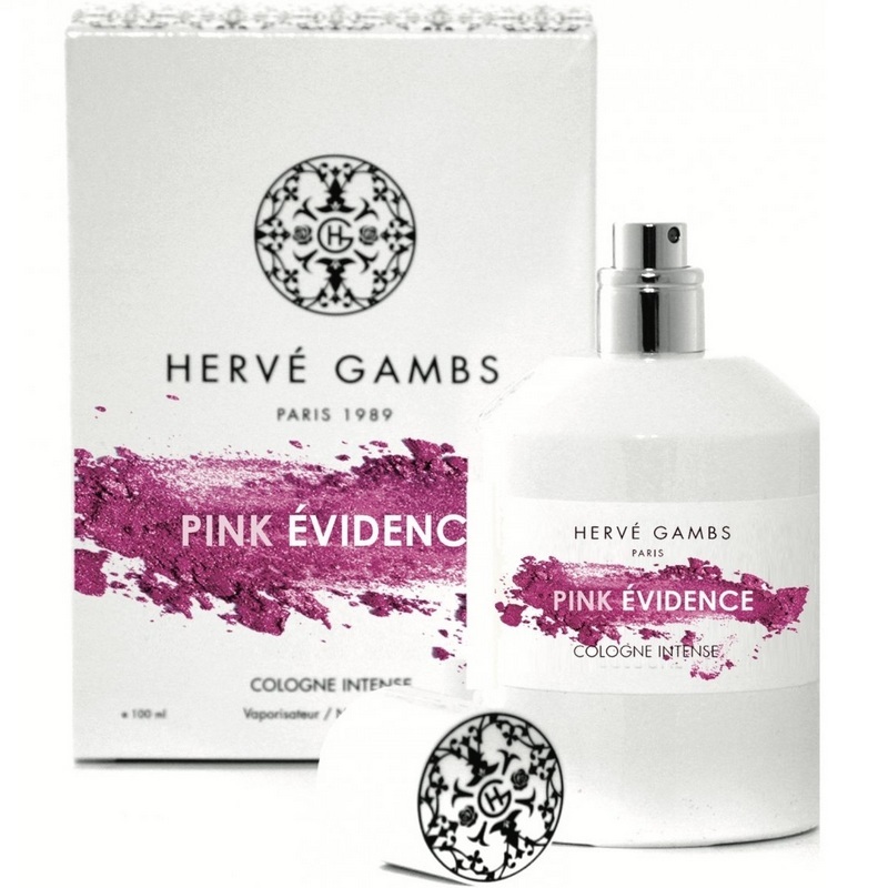 Pink Evidence Herve Gambs Paris цветочный аромат для женщин. Основные ноты: боярышник, юзу, жасмин, иланг, ирис, фиалка.

