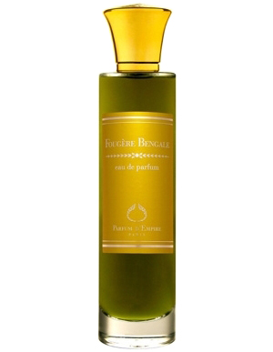 Fougere Bengale Parfum d`Empire - фужерно-пряный аромат, создан для мужчин. Основные ноты композиции: бобы тонка, имбирь, лаванда, лист пачули, перец, дубовый мох, лист табака, голуюая мята.
