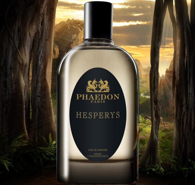 Унисекс аромат Phaedon Hesperys выпущен в 2013 году. Он принадлежит к семейству цитрусовых ароматов. Состав Phaedon Hesperys: петит-грейн, мускус, ромашка, ирис, шалфей, пачули, кориандр, розмарин, красный тмин, лаванда, мускатный орех.
